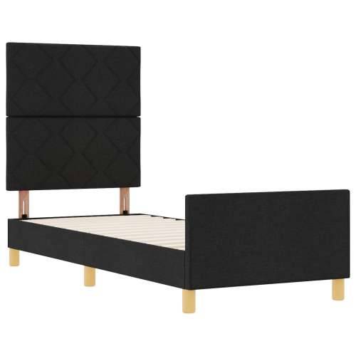 Okvir kreveta Crni 80x200 cm od tkanine Cijena