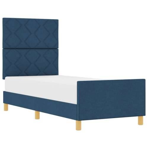 Plavi Krevet 80x200 cm Tkanina Cijena