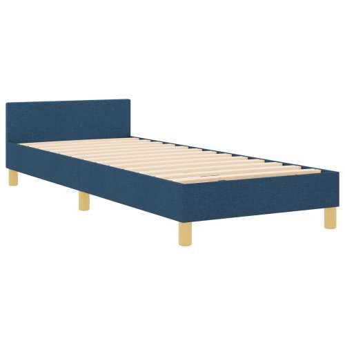 Plavi Krevet 80x200 cm Tkanina Cijena