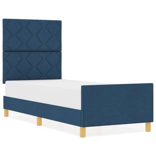 Plavi Krevet 80x200 cm Tkanina Cijena