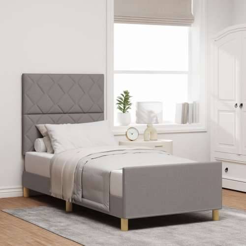 Okvir za krevet od taupe tkanine - 90x200 cm Cijena