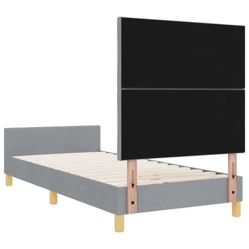 Okvir kreveta Svjetlosiva 100x200 cm Tkanina Cijena