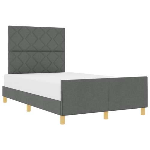 Tamnosiva Tkanina Krevet Okvir 120x190 cm Cijena