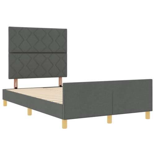 Krevet Tamno Sivi 120x200 cm Tkanina Cijena