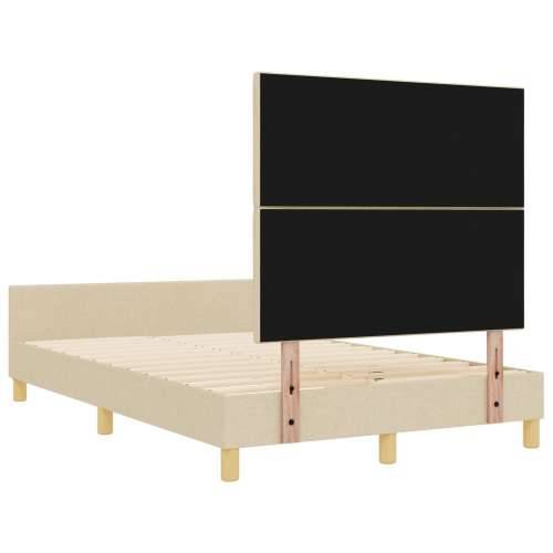 Krevetni okvir krem boje 120x200 cm, tkanina Cijena