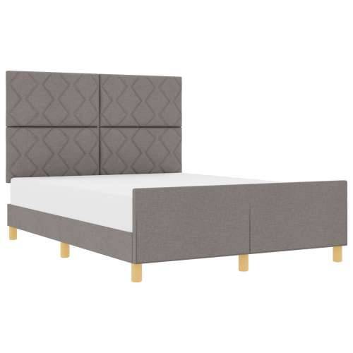 Okvir kreveta Taupe 140x190 cm Tkanina Cijena