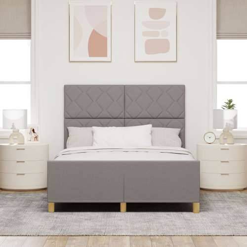 Okvir kreveta Taupe 140x190 cm Tkanina Cijena
