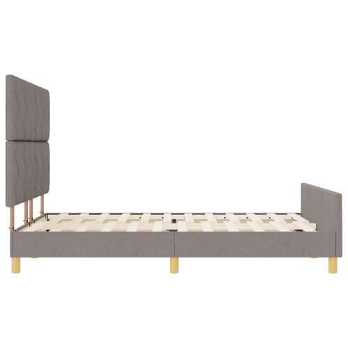 Okvir kreveta Taupe 140x190 cm Tkanina Cijena