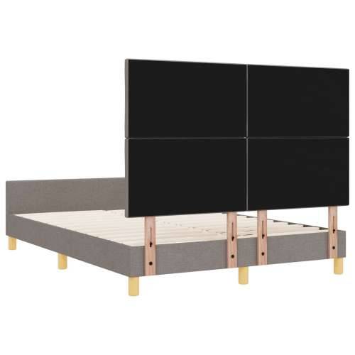 Okvir kreveta Taupe 140x190 cm Tkanina Cijena