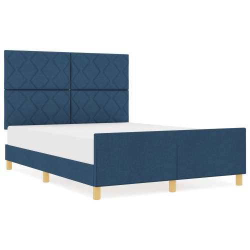 Krevet od plavog platna 140x190 cm Cijena