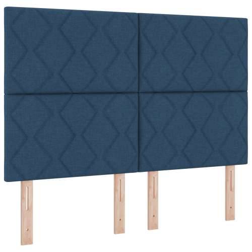 Krevet od plavog platna 140x190 cm Cijena