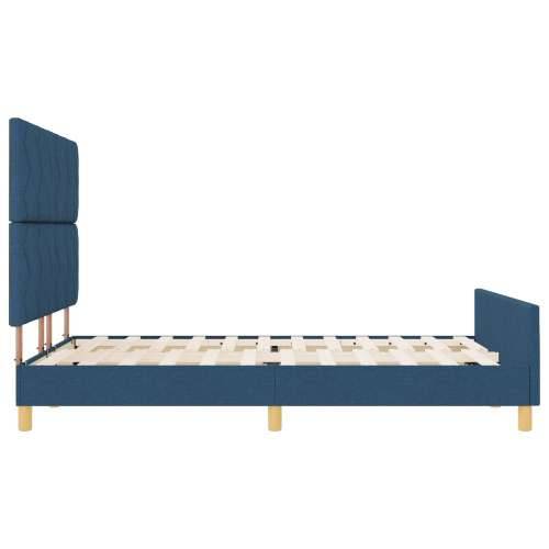 Krevet od plavog platna 140x190 cm Cijena