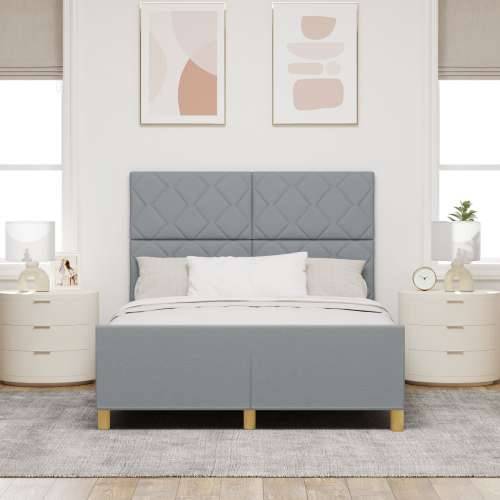 Krevetni okvir Svjetlosiva 160x200 cm Tkanina Cijena