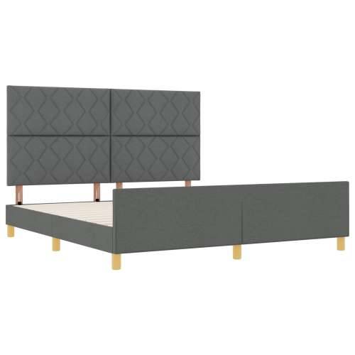 Krevet Tamnosivi 180x200 cm Tkanina Cijena