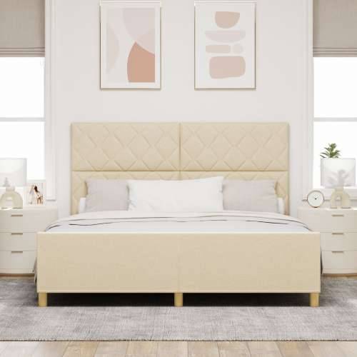 Krem Krevetna Okvir 180x200 cm Tkanina Cijena