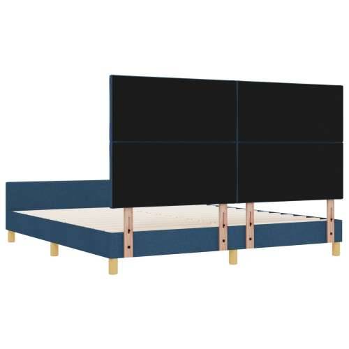 Plavi krevet 180x200 cm od tkanine Cijena