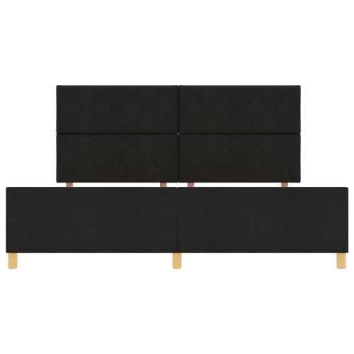 Crni Krevet 200x200 cm od Tkanine Cijena