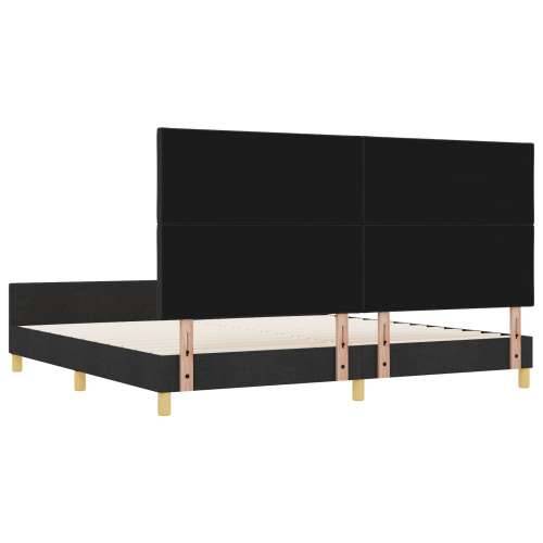 Crni Krevet 200x200 cm od Tkanine Cijena