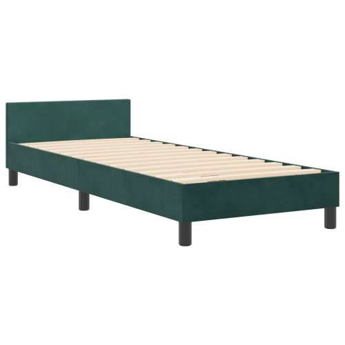 Krevet s Okvirom Tamnozeleni 80x200 cm Baršun Cijena