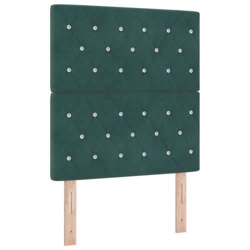 Krevet s Okvirom Tamnozeleni 80x200 cm Baršun Cijena