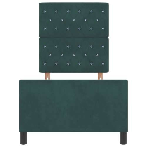 Krevet s Okvirom Tamnozeleni 80x200 cm Baršun Cijena