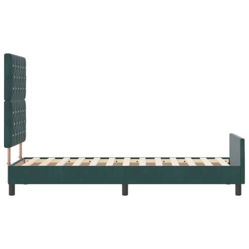 Krevet s Okvirom Tamnozeleni 80x200 cm Baršun Cijena
