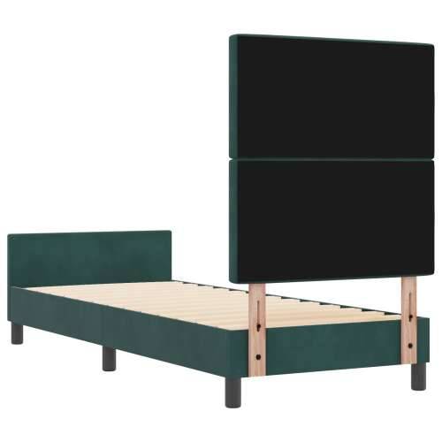 Krevet s Okvirom Tamnozeleni 80x200 cm Baršun Cijena