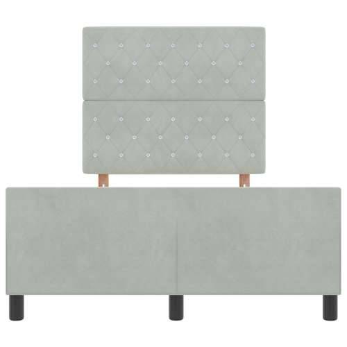 Krevet Sivi 120x200 cm Velvet Cijena