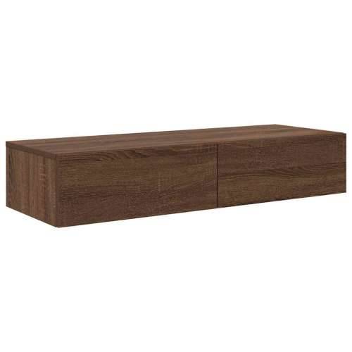 Zidna polica s ladicama smeđi hrast 100x36x19 cm - Smeđi hrast 100 x 36 x 19 cm 1 Cijena