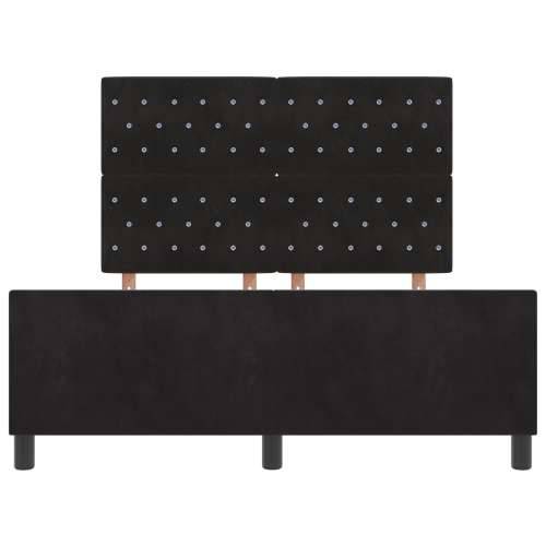 Crni Baršunasti Krevet Okvir 140x200 cm Cijena