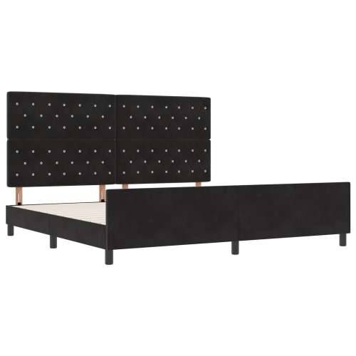 Krevet Black 200x200 cm Velvet Cijena