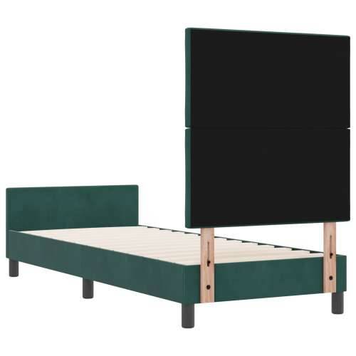 Okvir kreveta tamnozeleni 80x200 cm baršun Cijena
