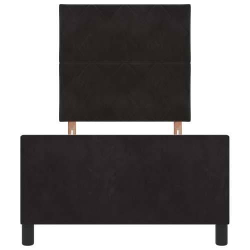 crni krevetni okvir 90x190 cm baršun Cijena