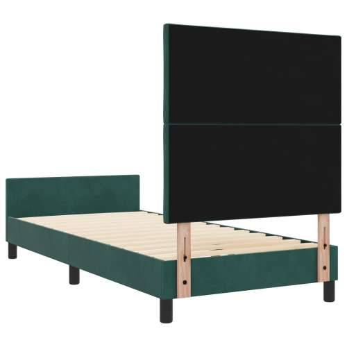 Okvir kreveta Tamno zelena 90x200 cm Baršun Cijena