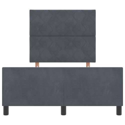Krevet Tamno Siva 120x190 cm Baršun Cijena
