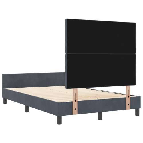 Krevetna konstrukcija Tamno siva 120x200 cm Baršun Cijena