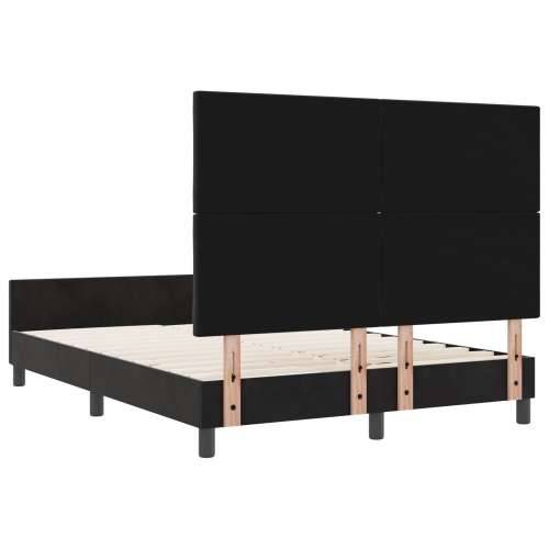 Krevet okvir Crni 140x200 cm Baršun Cijena