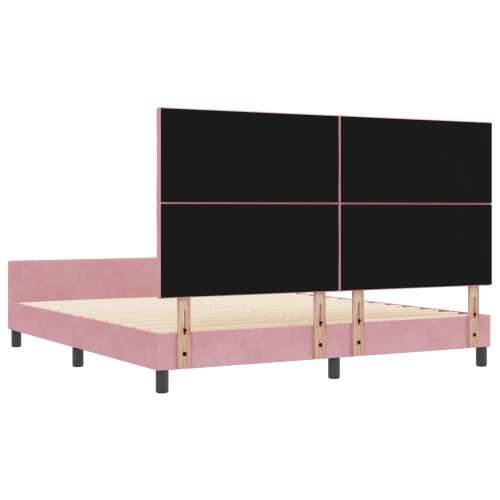 Krevet od baršuna Ružičasti 180x200 cm Cijena