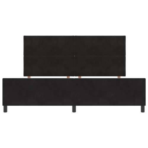 Crni Baršunasti Krevet s Okvirom 200x200 cm Cijena