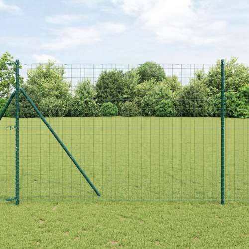 Stupovi ograde 26 kom Zelena Ø32 mm 210 cm Galvanizirani čelik Cijena