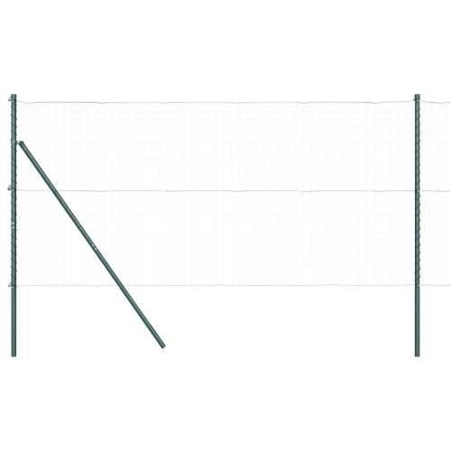 Stupovi ograde 52 kom Zelena Ø32 mm 210 cm Galvanizirani čelik Cijena