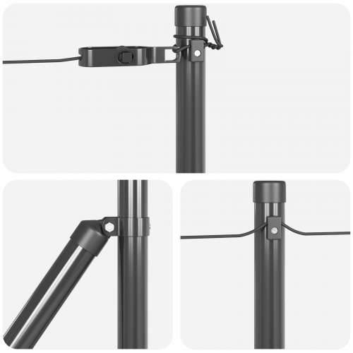 Stupovi ograde 52 kom Siva Ø32 mm 120 cm Galvanizirani čelik Cijena