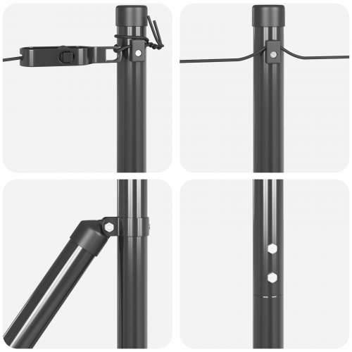 Postovi za ograde 52 kom Grey Ø32 mm 210 cm Galvanizirani čelik Cijena