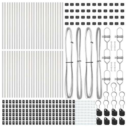 Postovi za ograde 52 kom Ø32 mm 100 cm Galvanizirani čelik Cijena