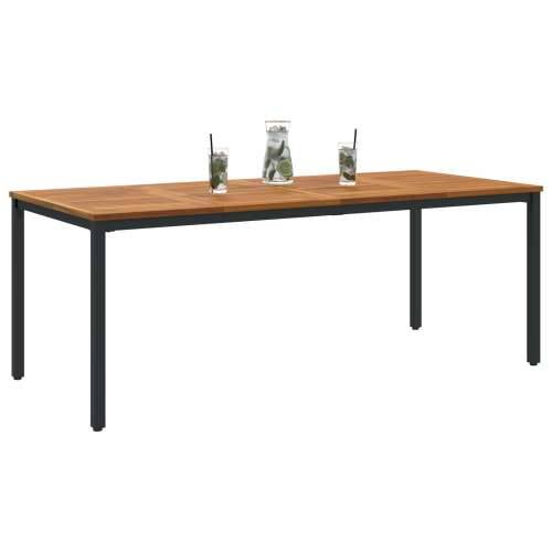 Vrtni stol 200x90x75 cm od čvrstog drva akacije i metala Cijena