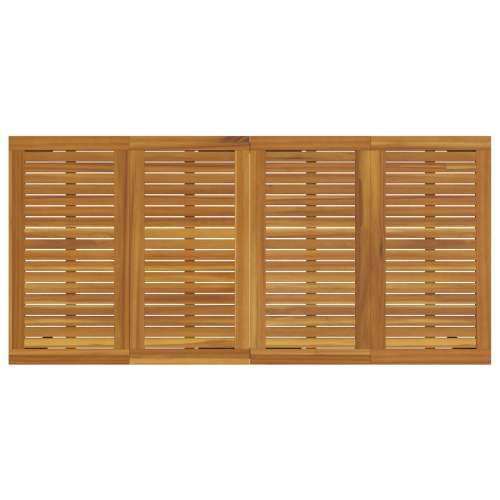 Vrtni stol 200x90x75 cm od čvrstog drva akacije i metala Cijena