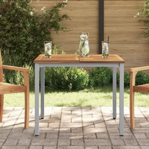 Vrtni Stol 90x90x75 cm od čvrstog akacijevog drva i metala Cijena