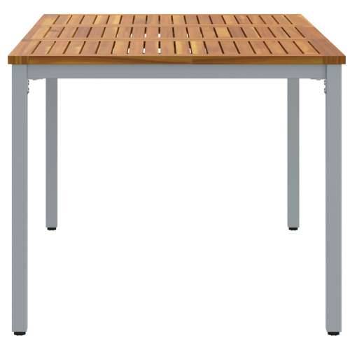 Stol za vrt 150x90x75 cm od čvrstog drva akacije i metala Cijena
