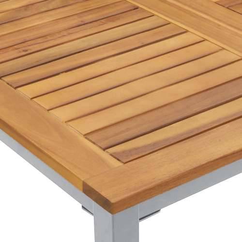 Vrtni stol 180x90x75 cm Od čvrstog drveta bagrema i metala Cijena