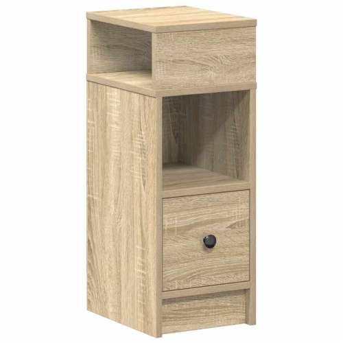 Noćni ormarić s ladicom sonoma hrast 25x31x66 cm - sonoma hrast 1 Cijena